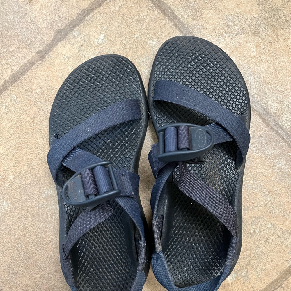 Black Strappy Sandals with Adjustable Buckles